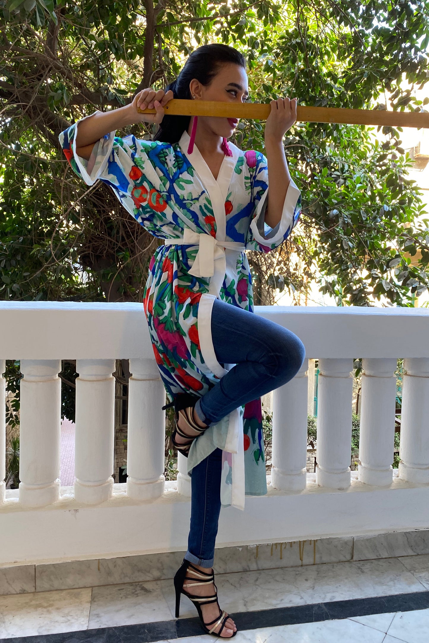 Rommanah Satin Kimono