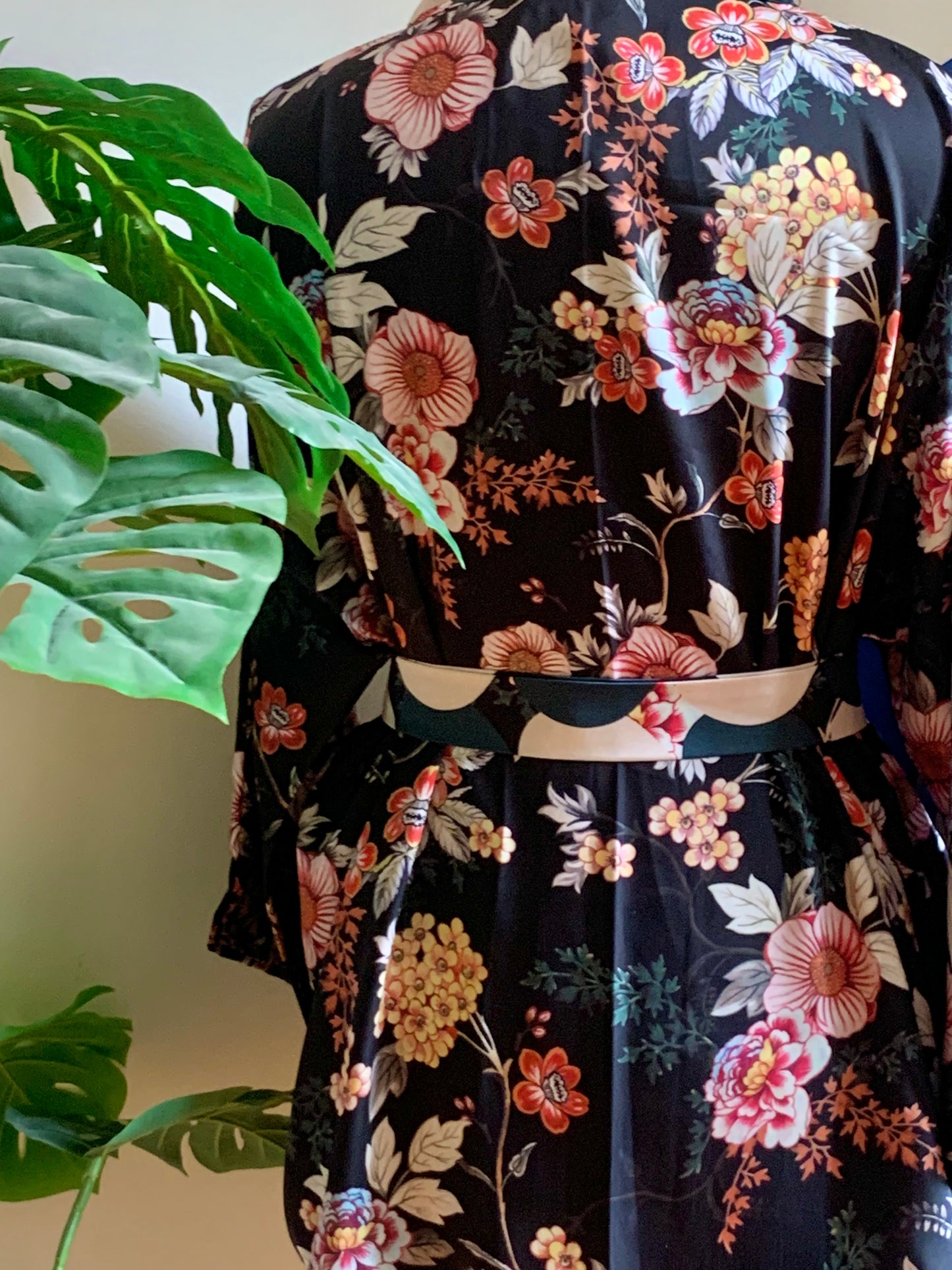 Satin Short Kimono