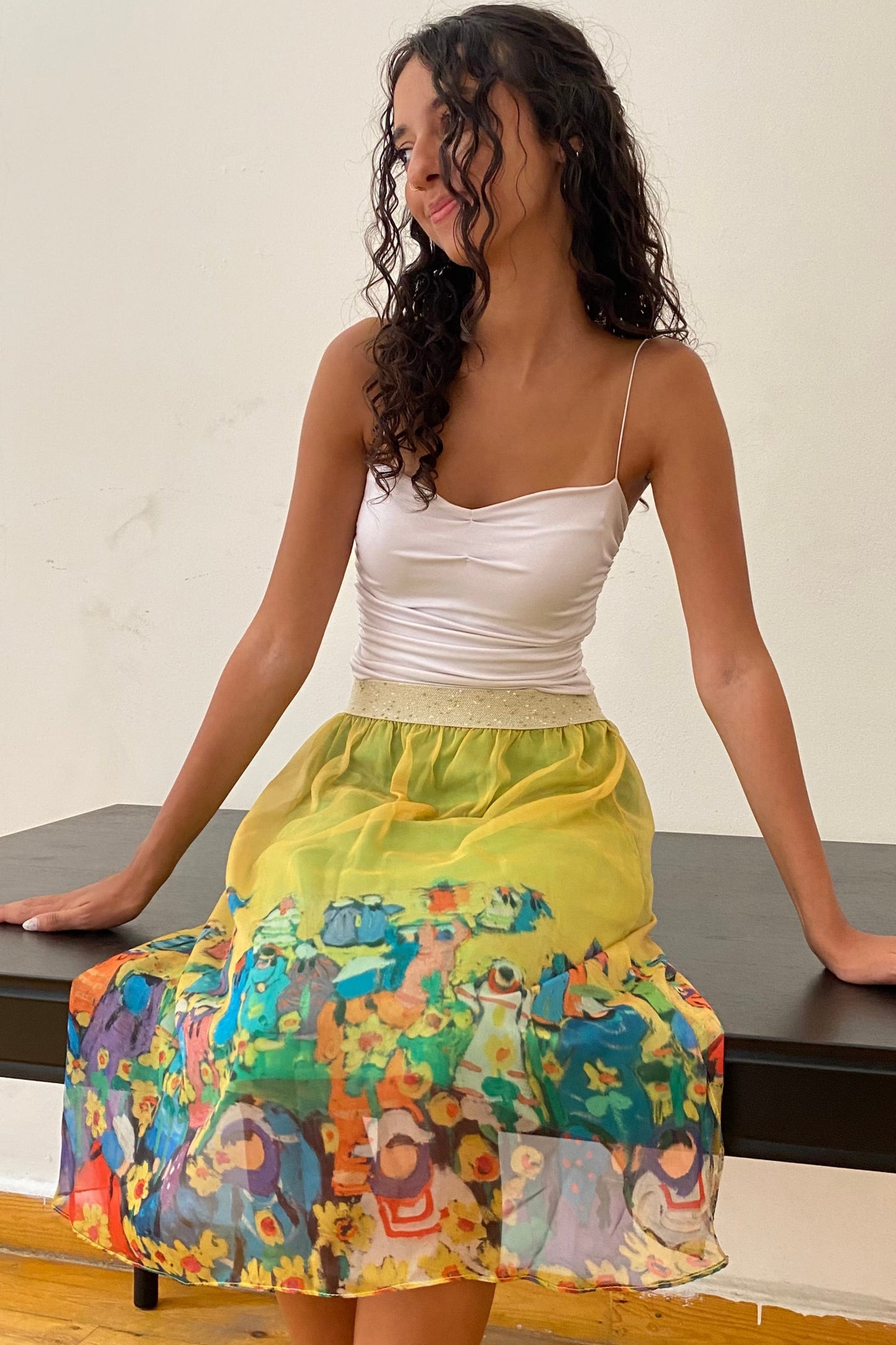 Sunflower Short Skirt
