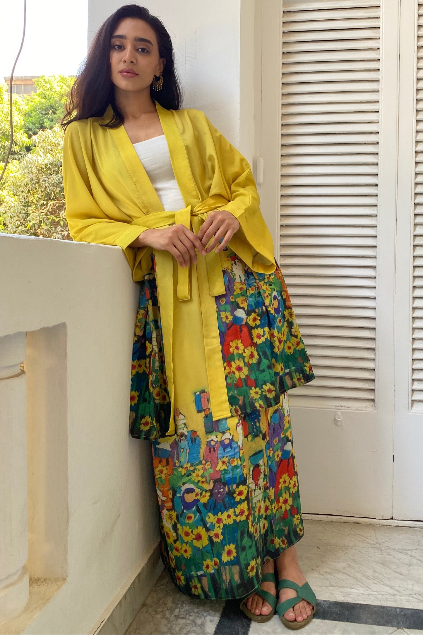 Sunflower Maxi Skirt