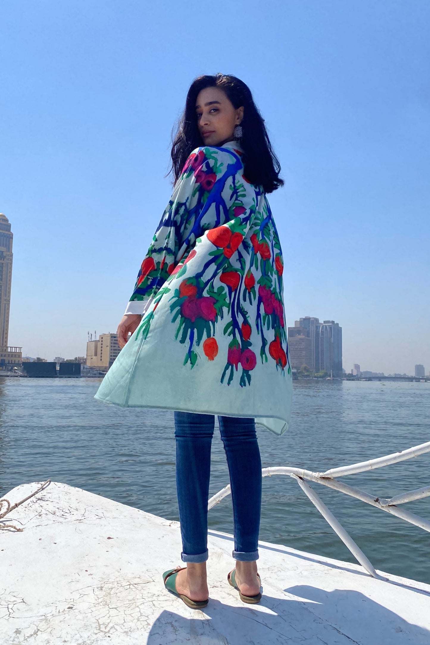 Rommanah Short Chiffon Kimono