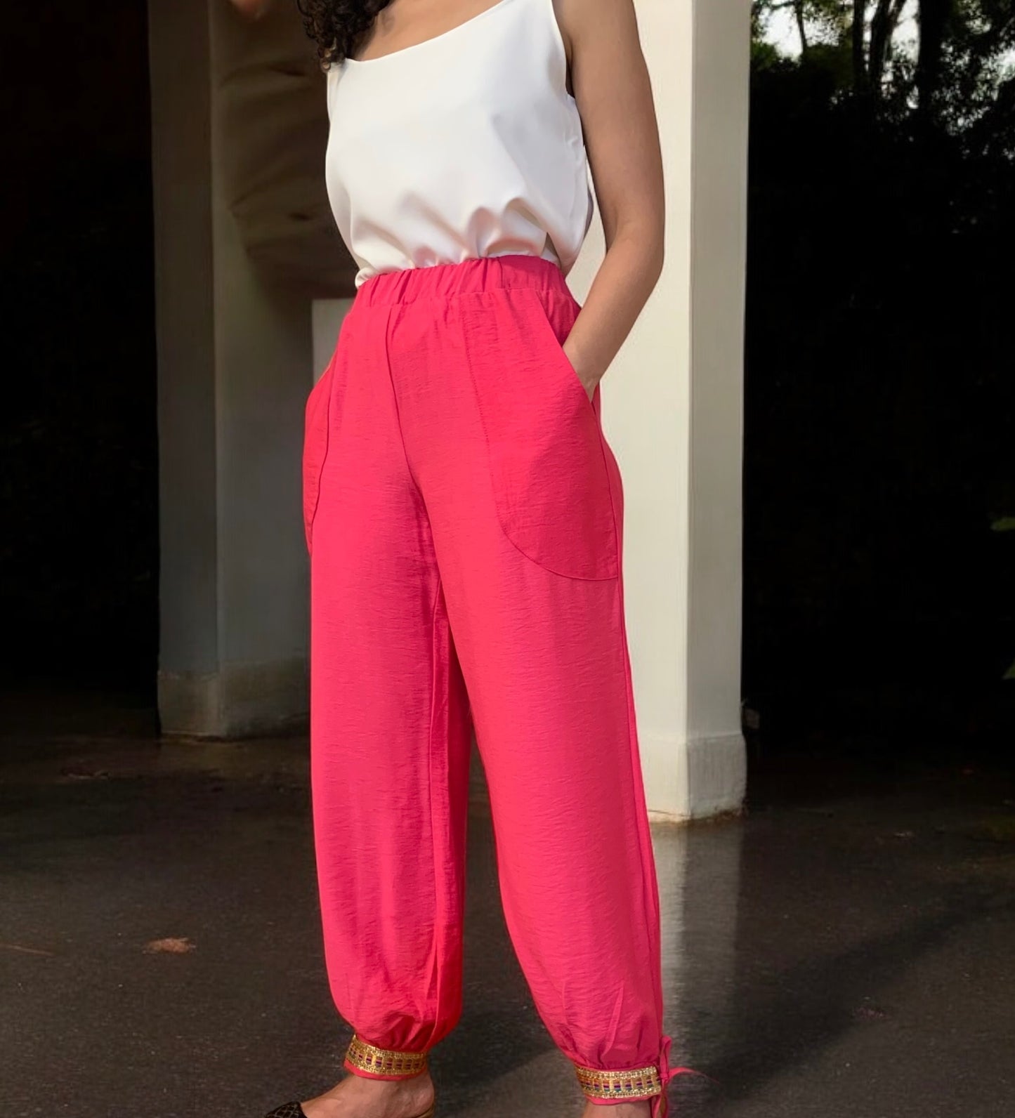 Rommanah Linen Sherwal