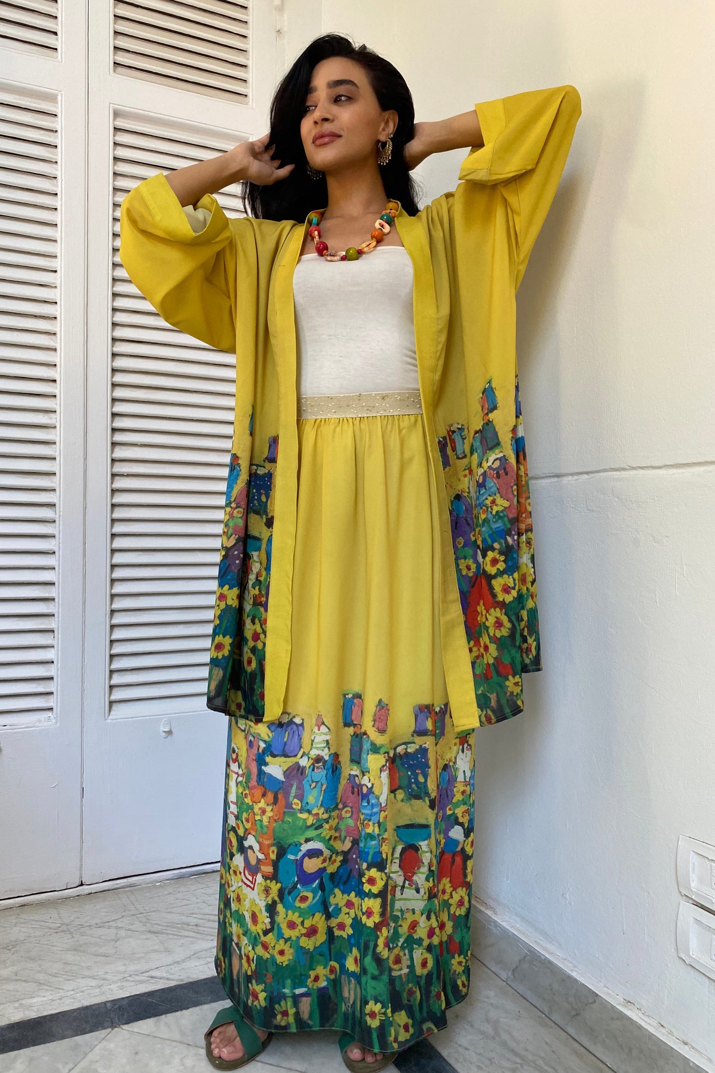 Sunflower Maxi Skirt