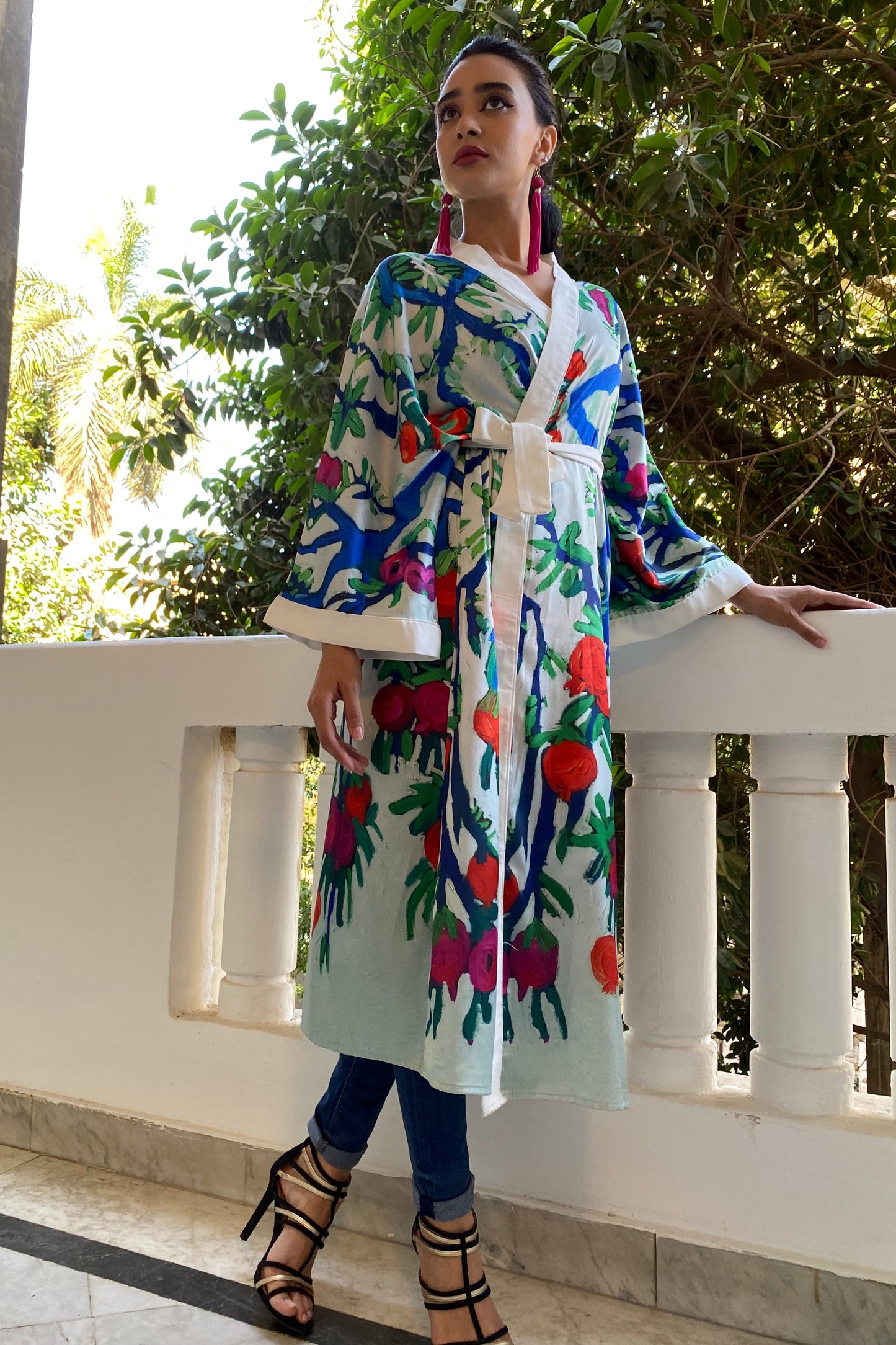 Rommanah Satin Kimono