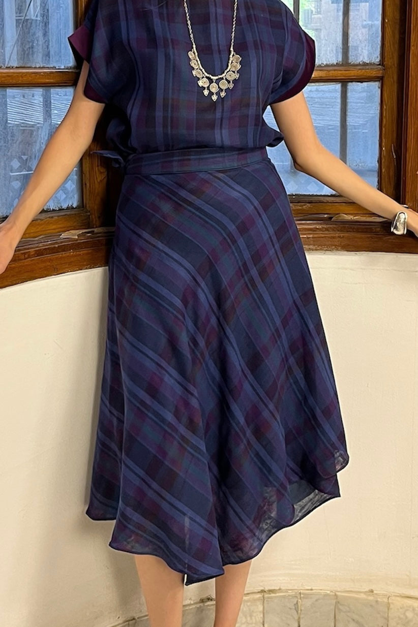 The Violet Wrap Skirt