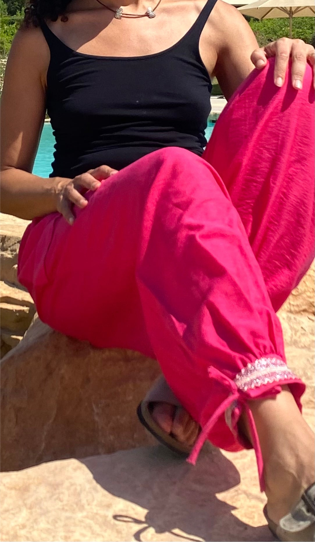 Rommanah Linen Sherwal