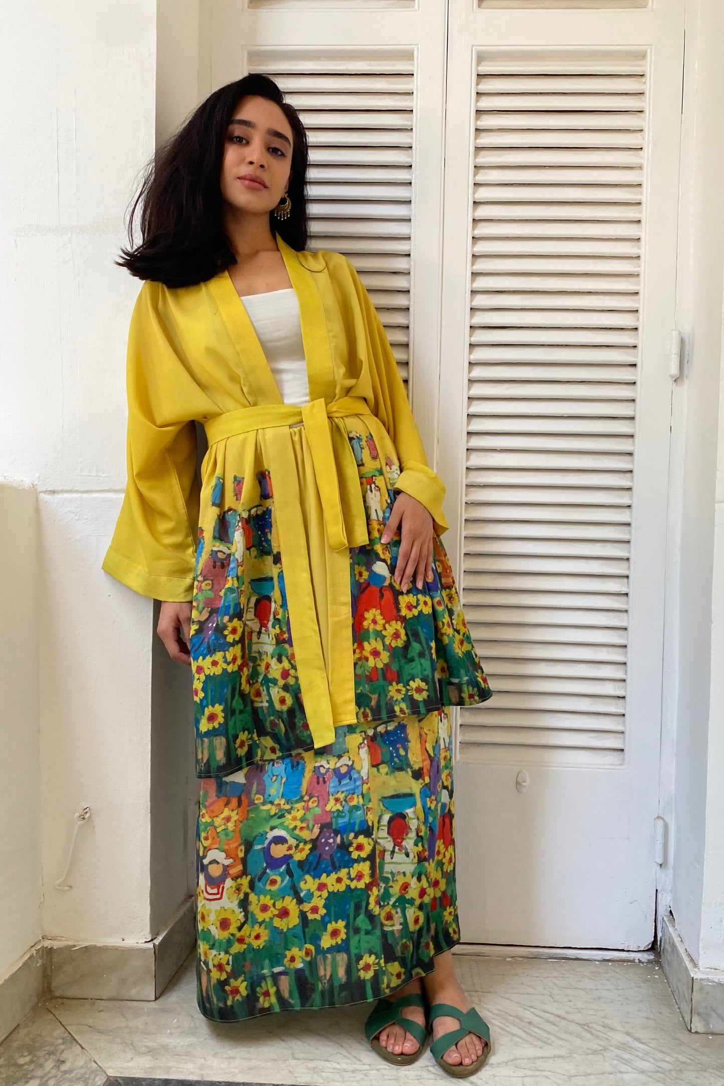Sunflower Maxi Skirt