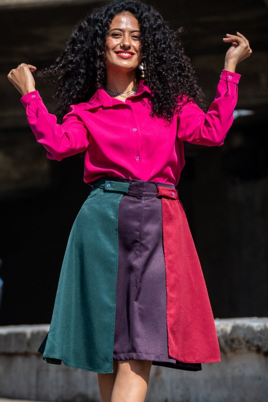 Magenta Crisp Shirt