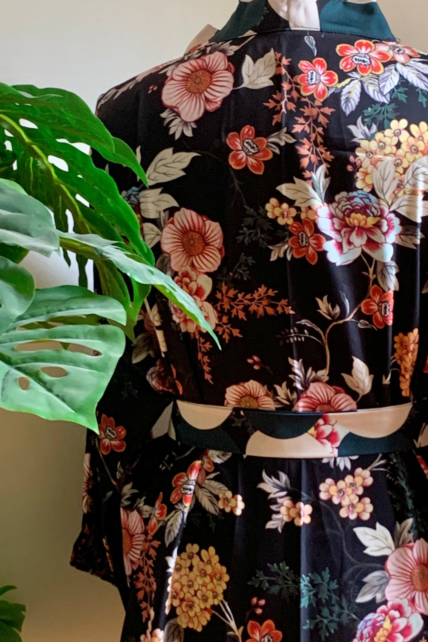 Rétro Floral Kimono