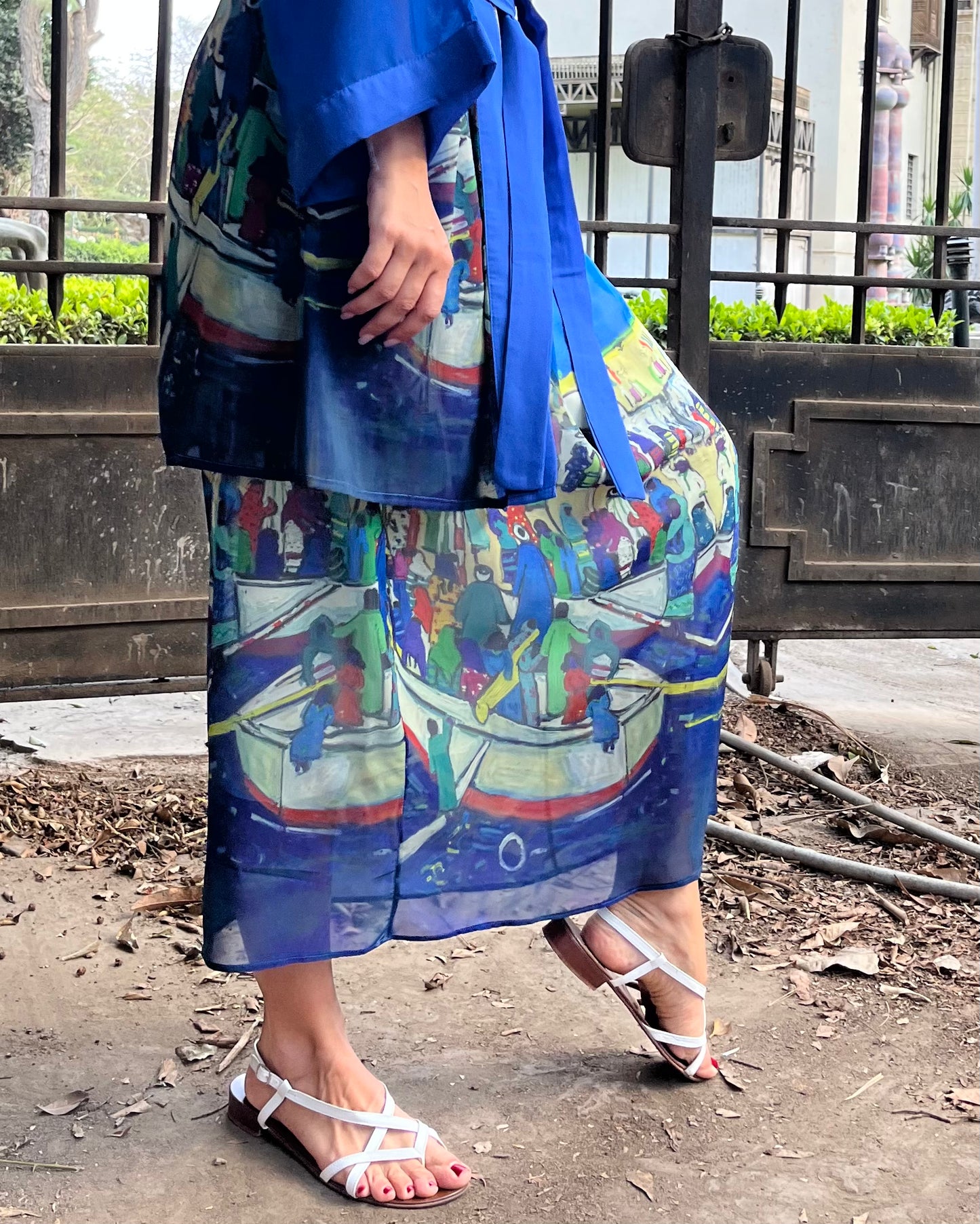 The Eternal Nile Chiffon Skirt