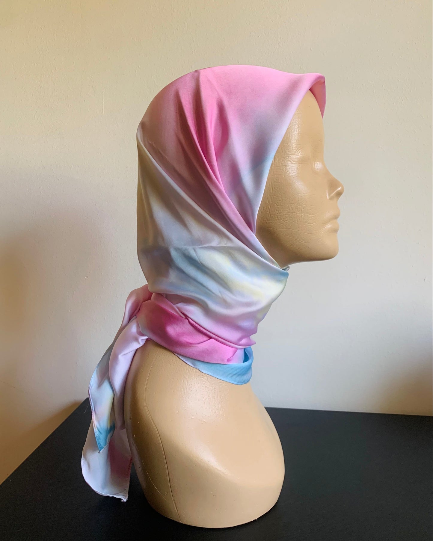 Pastel Satin Scarf