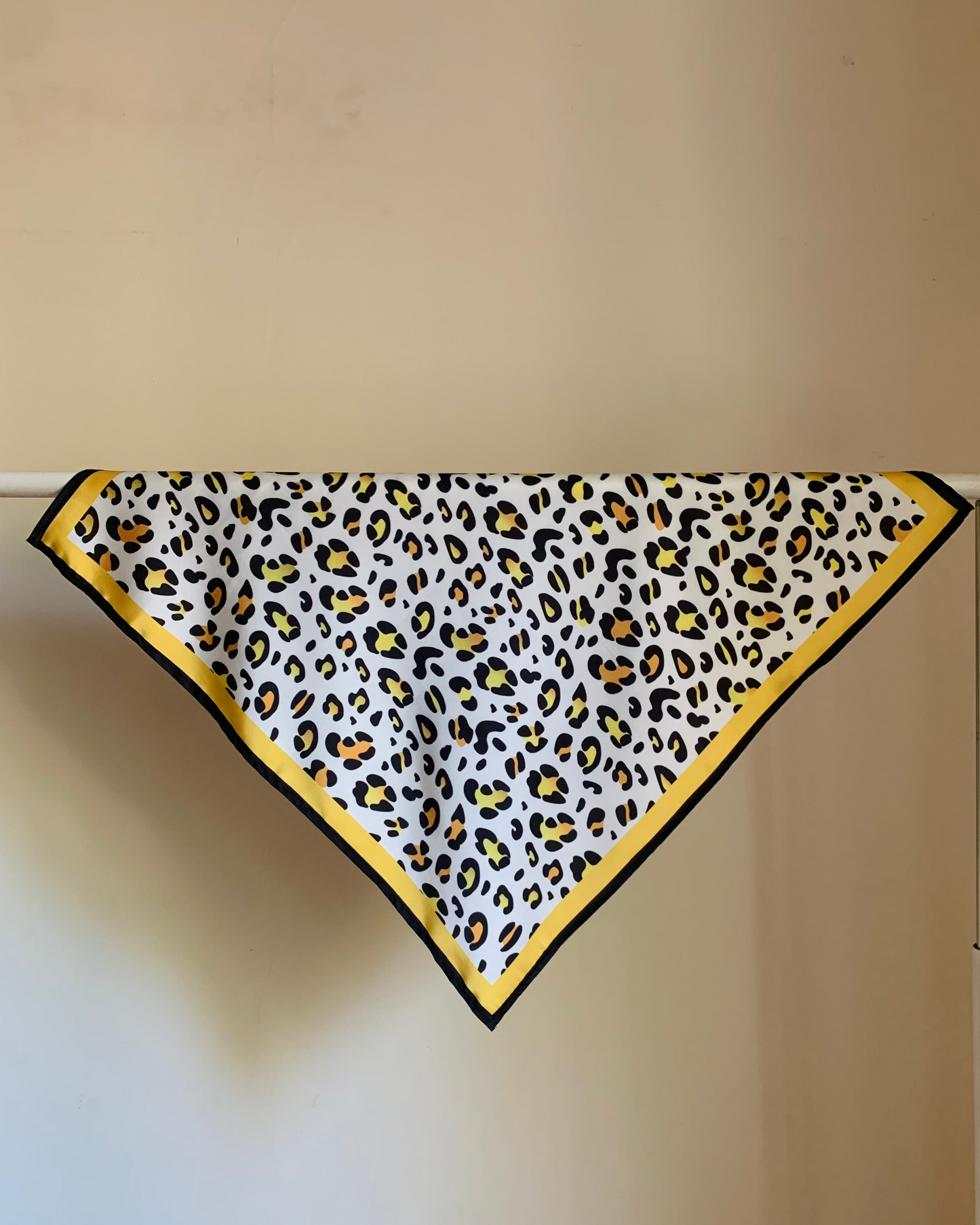 Leopard Satin Scarf