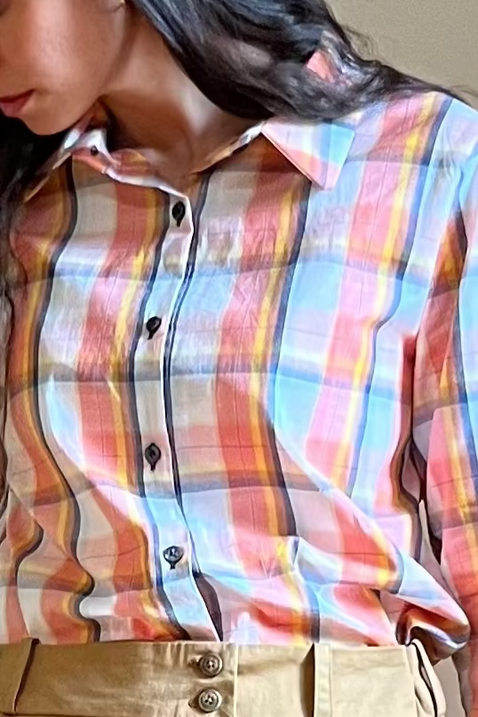 Sunset Checkered Shirt