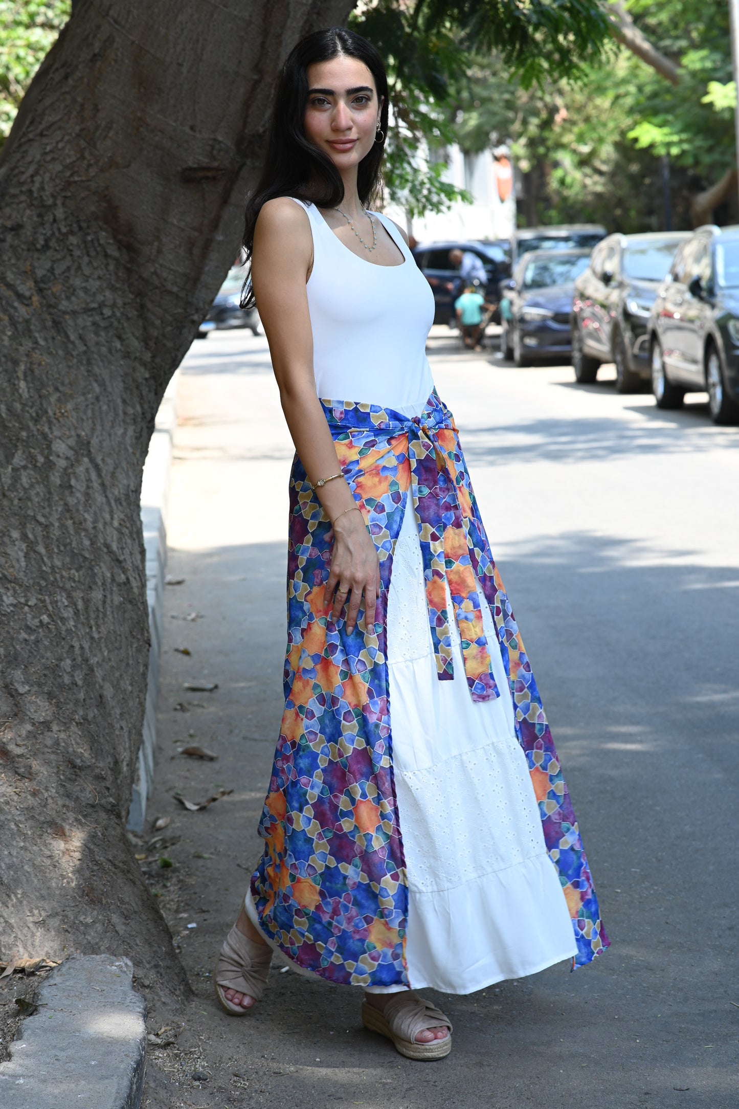 Oriental Islamic Wrap Skirt