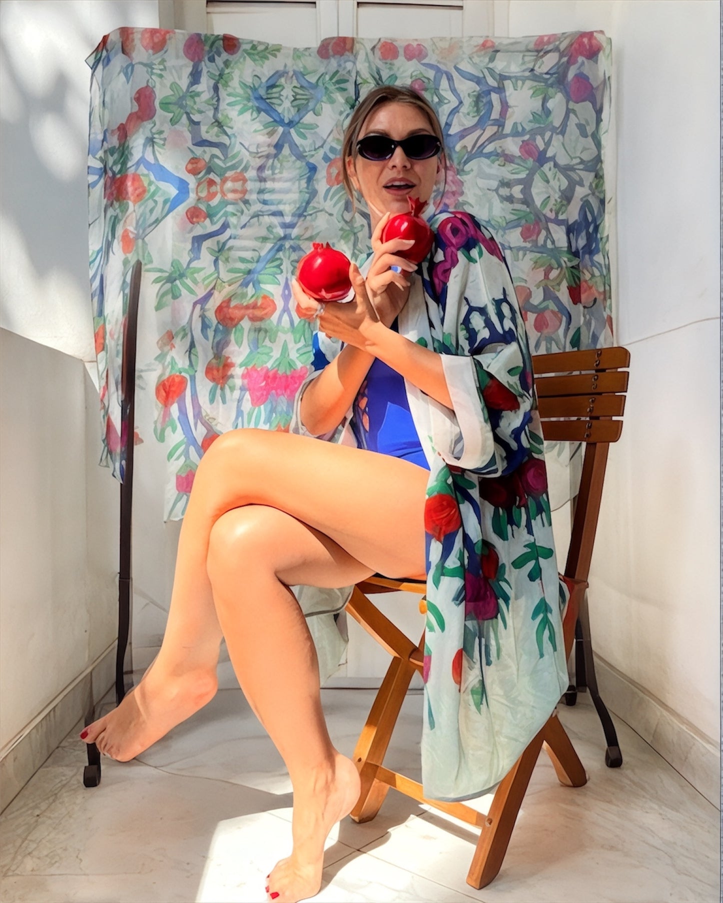 Rommanah Short Chiffon Kimono