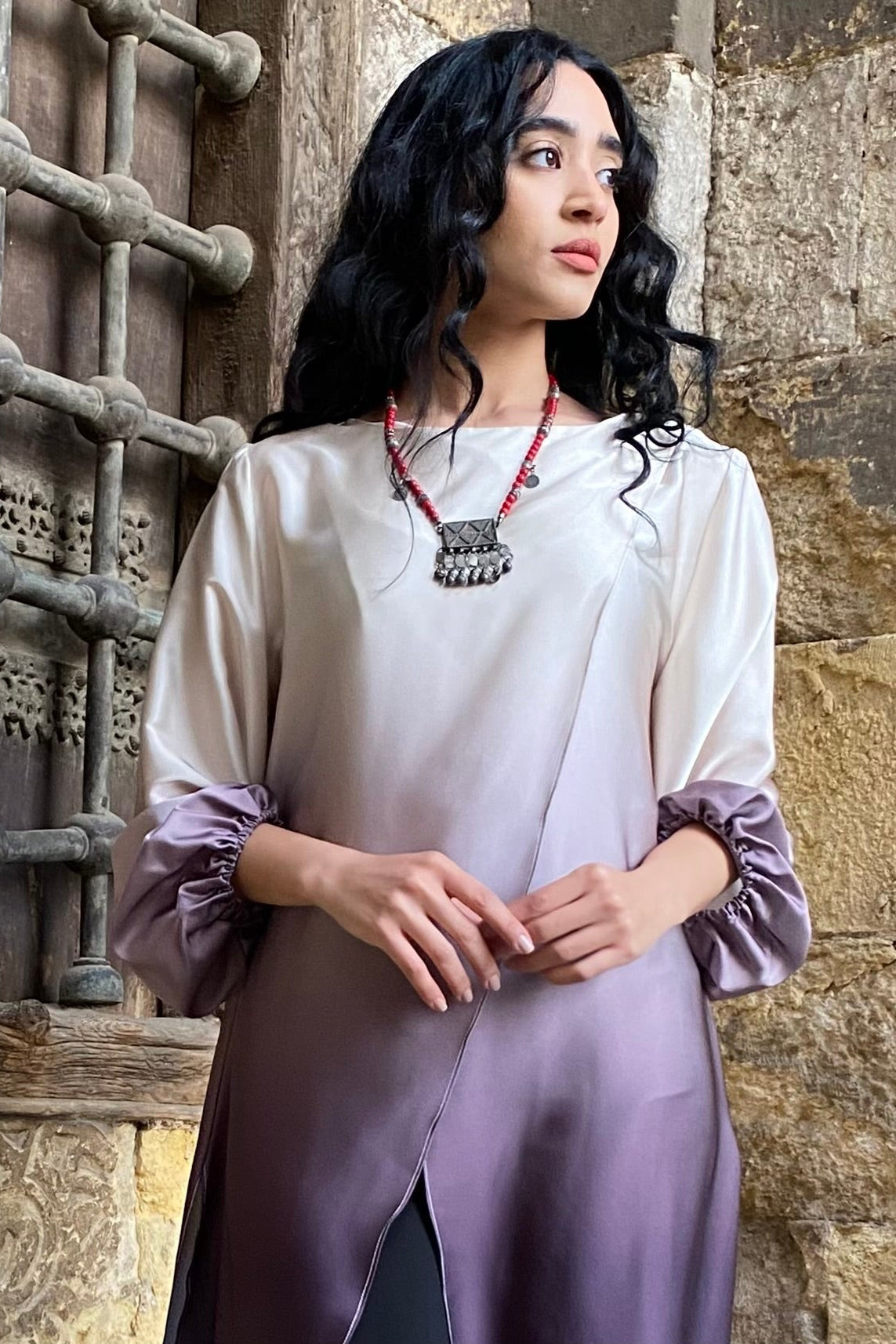 Moonlight Satin Blouse