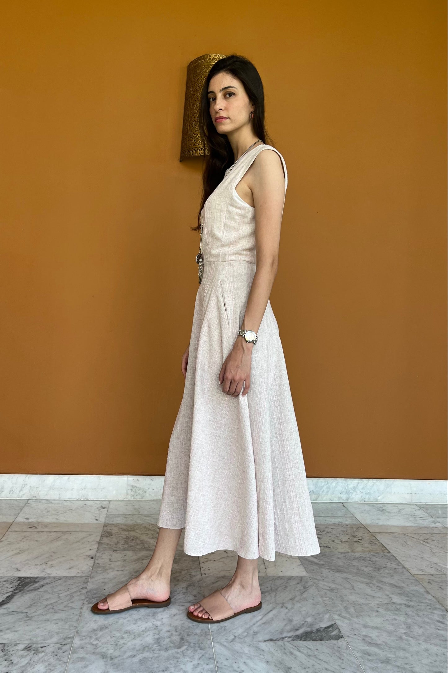 Aurora Linen Dress