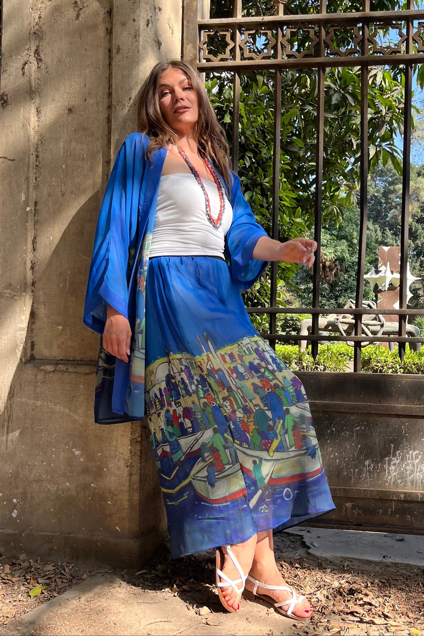 The Eternal Nile Chiffon Skirt