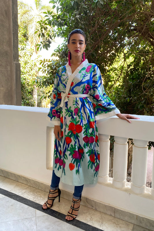Rommanah Satin Kimono