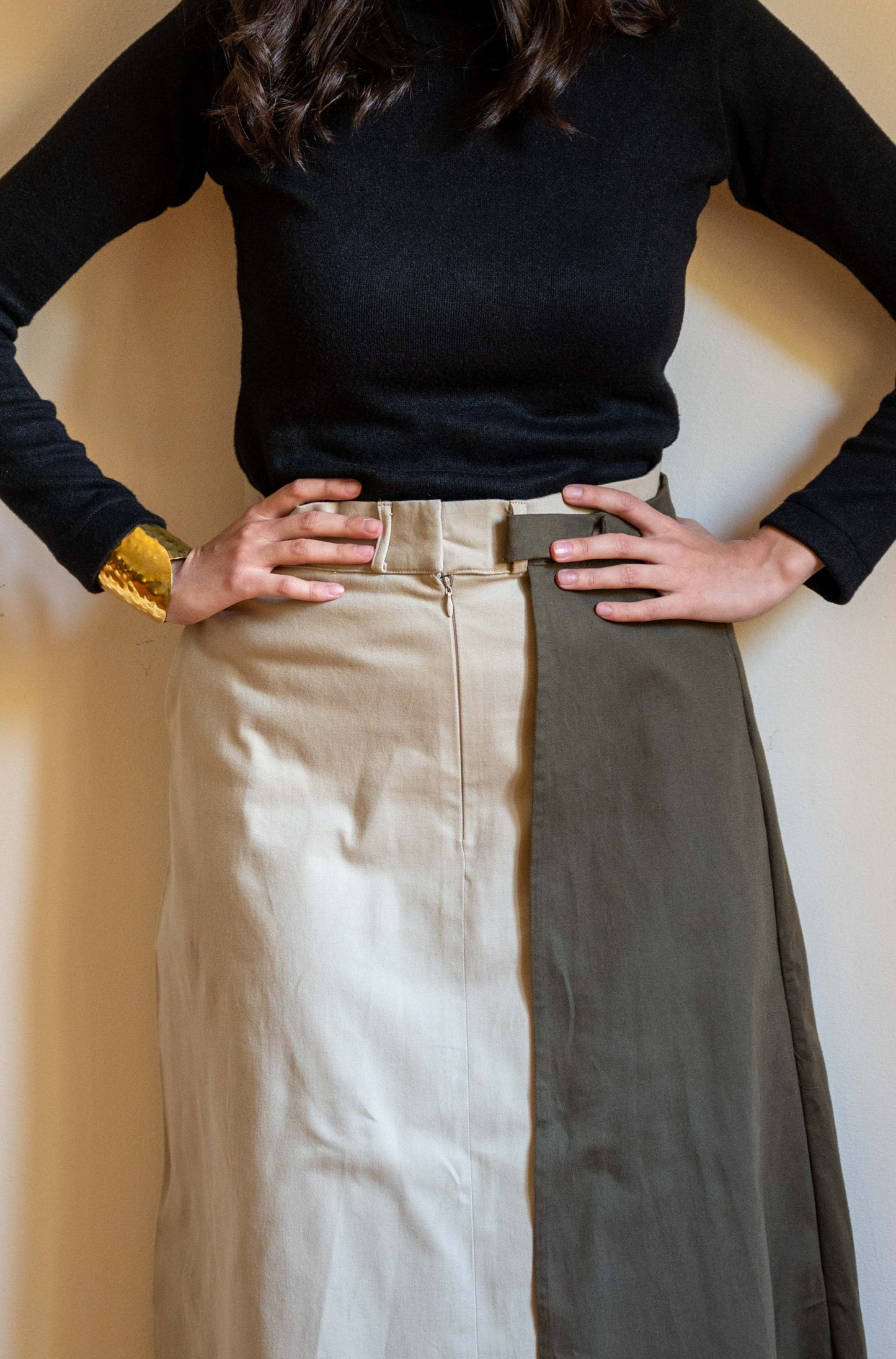 3 in 1 Gabardine Skirt