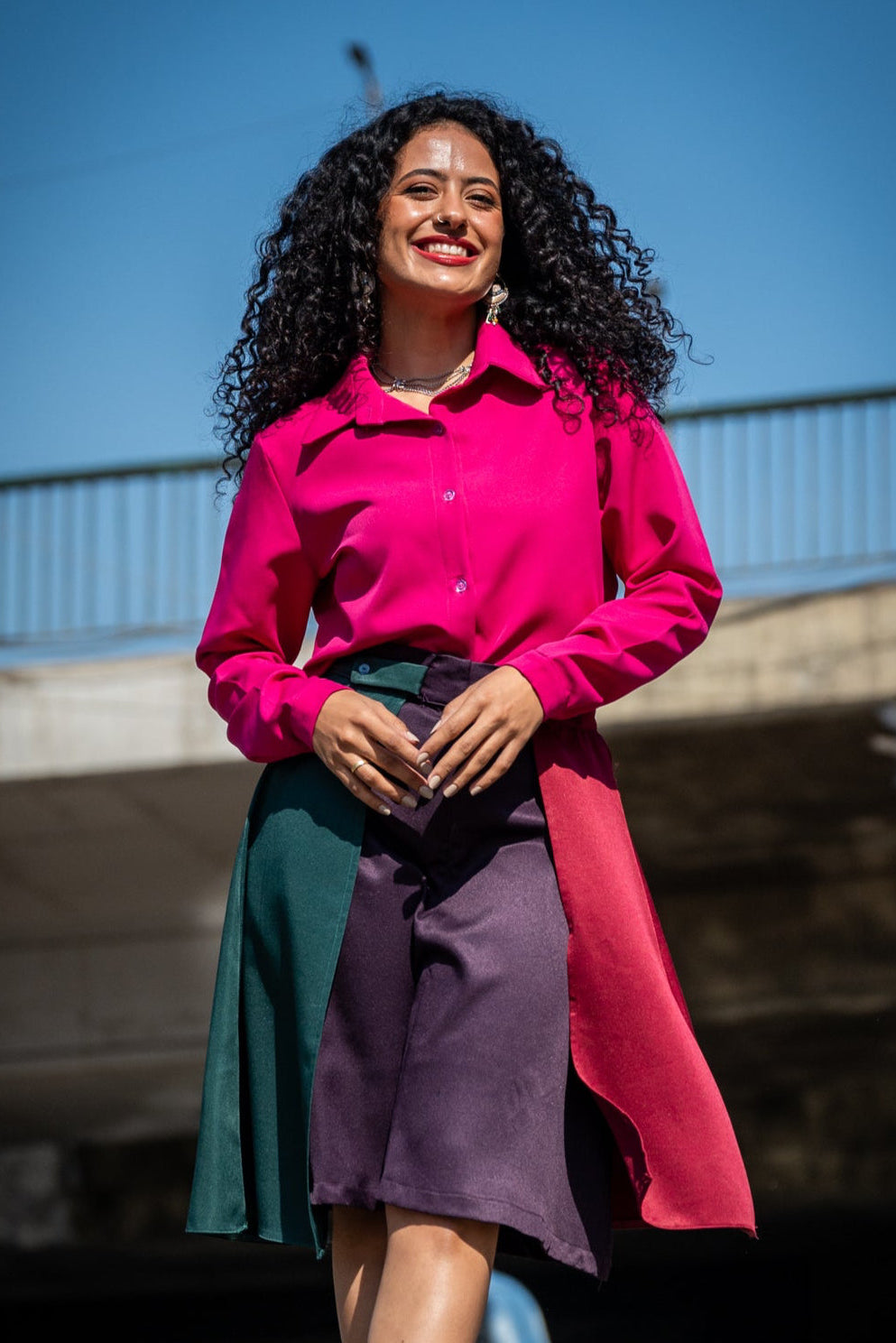 Magenta Crisp Shirt