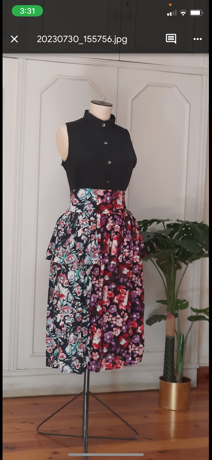 Floral Layered Skirt