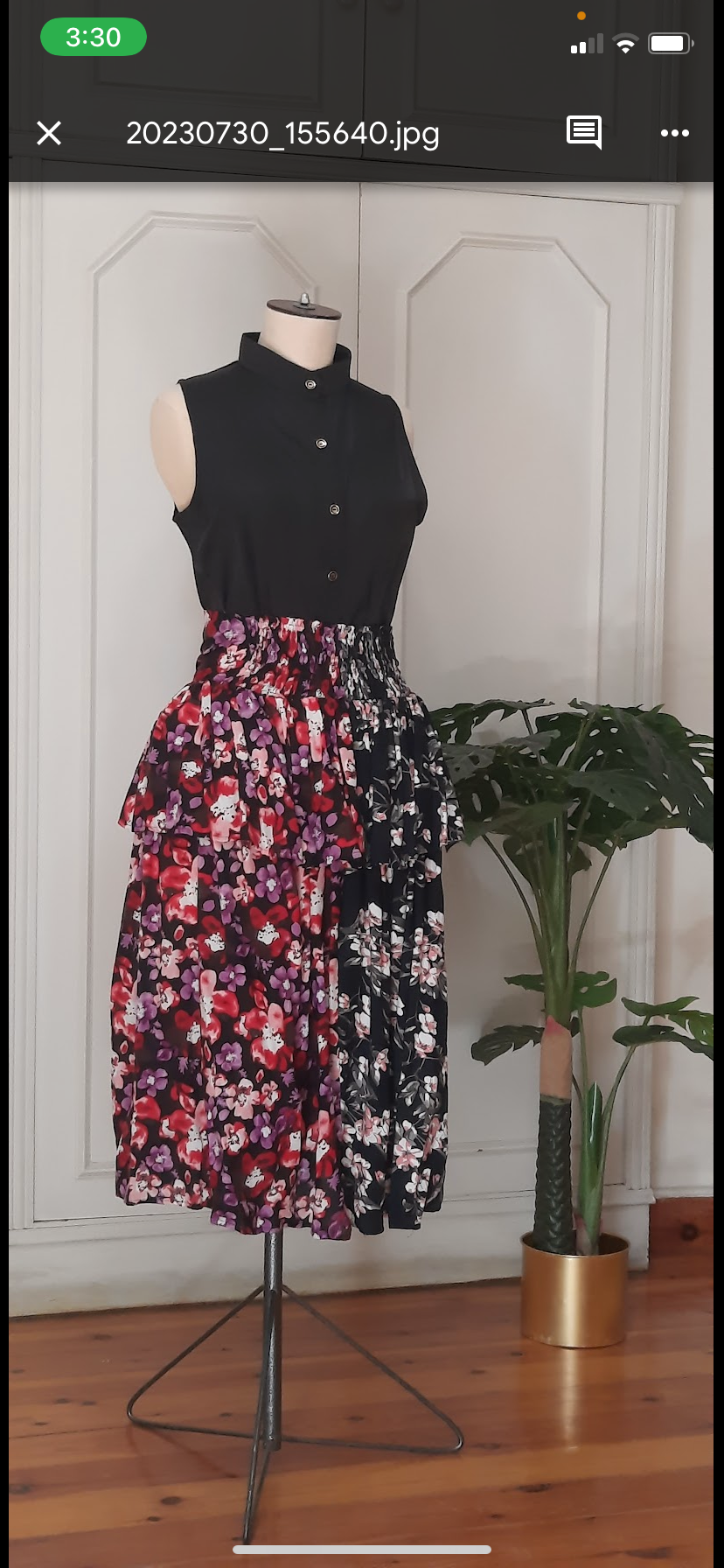 Floral Layered Skirt