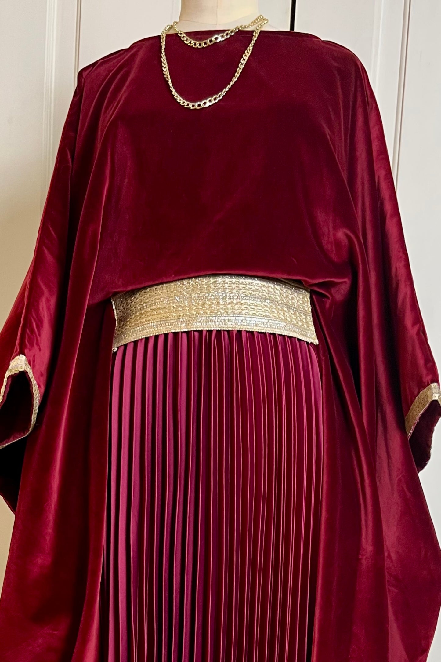 The Arabian Blouse in Bordeaux