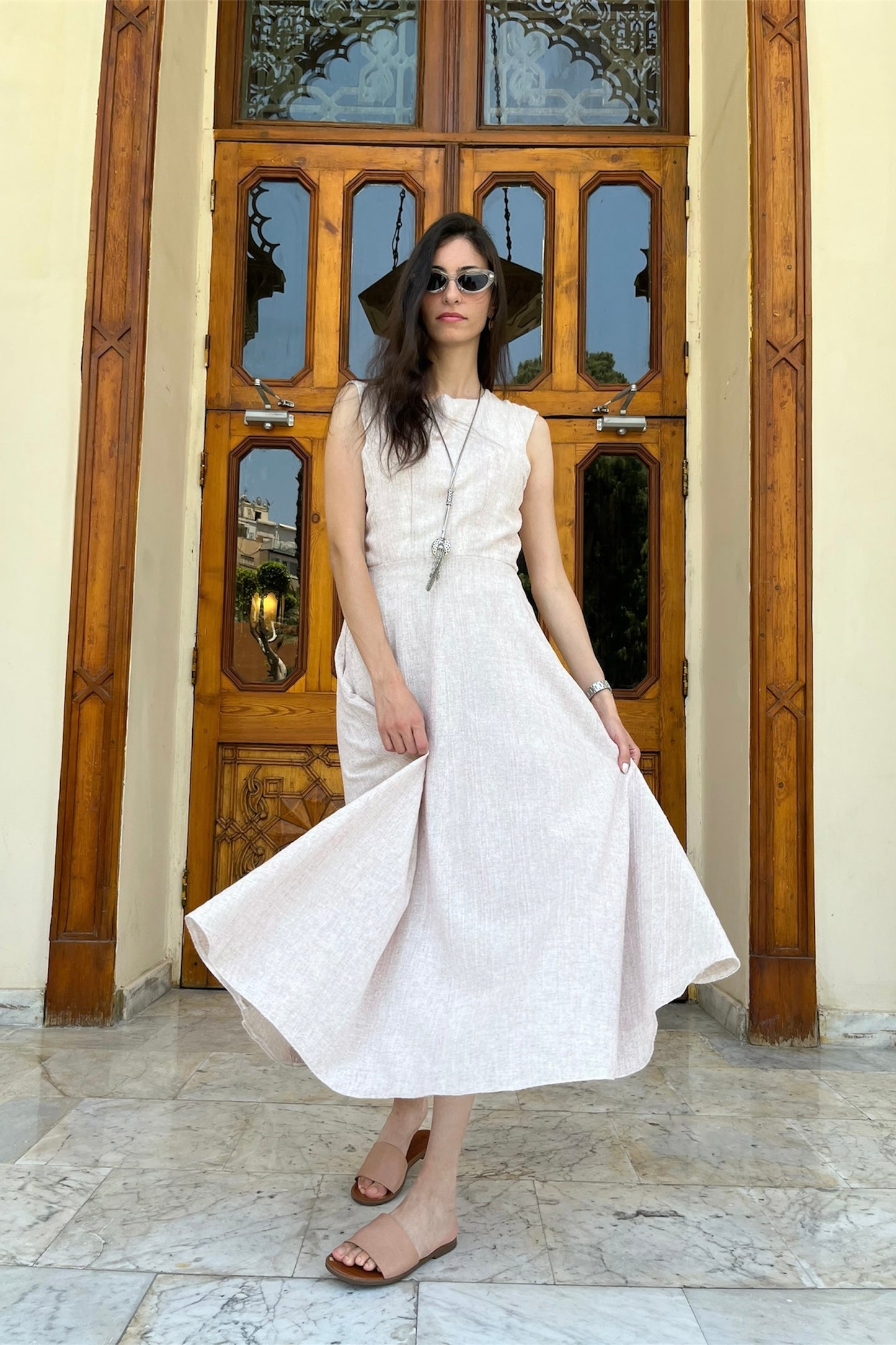 Aurora Linen Dress
