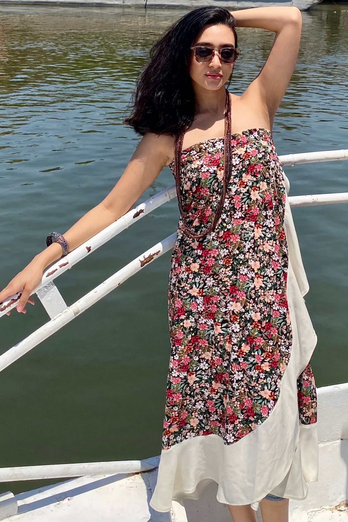 Ruffled Floral Skirt