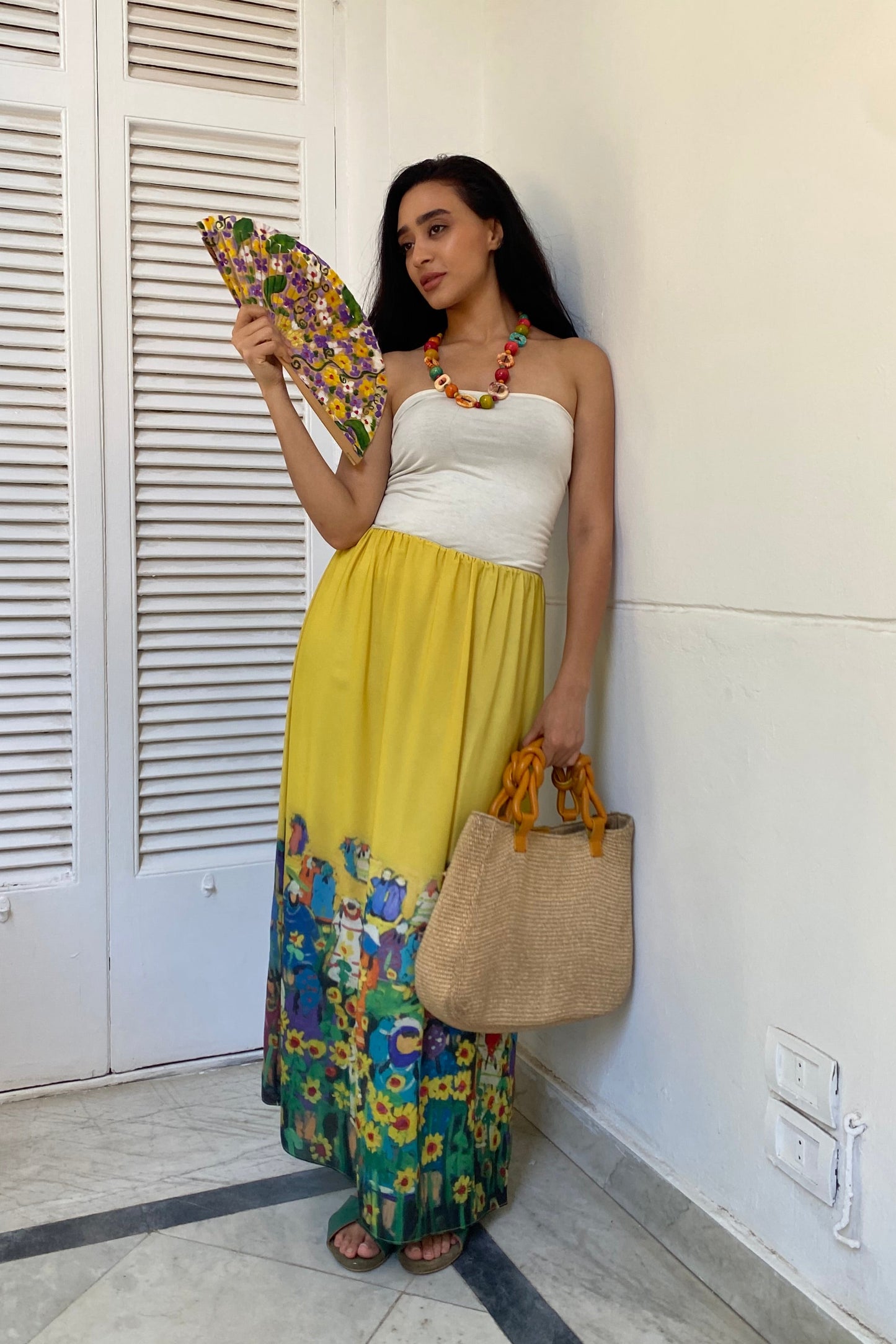 Sunflower Maxi Skirt