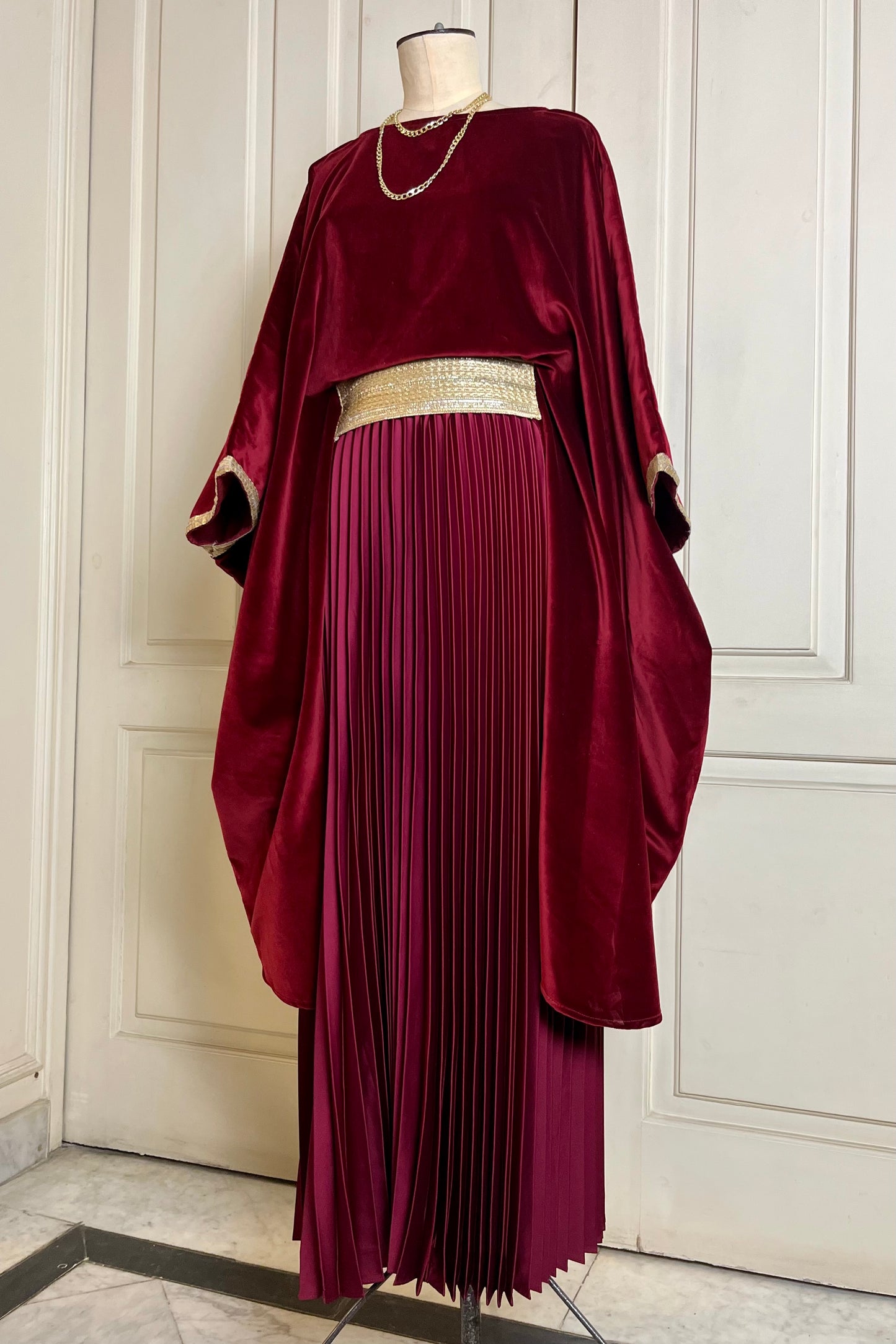 The Arabian Blouse in Bordeaux