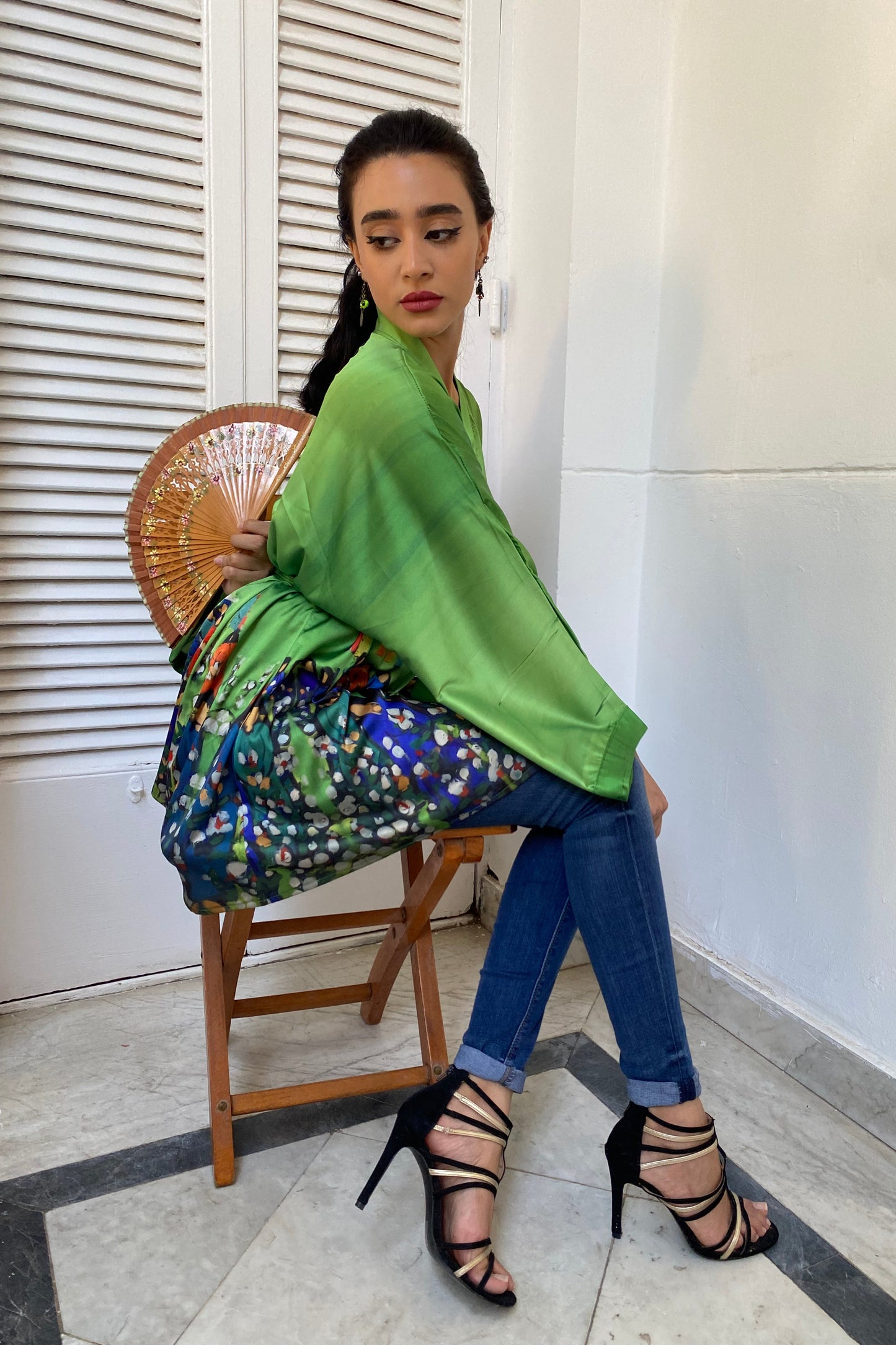 The Cotton Harvest Satin Kimono