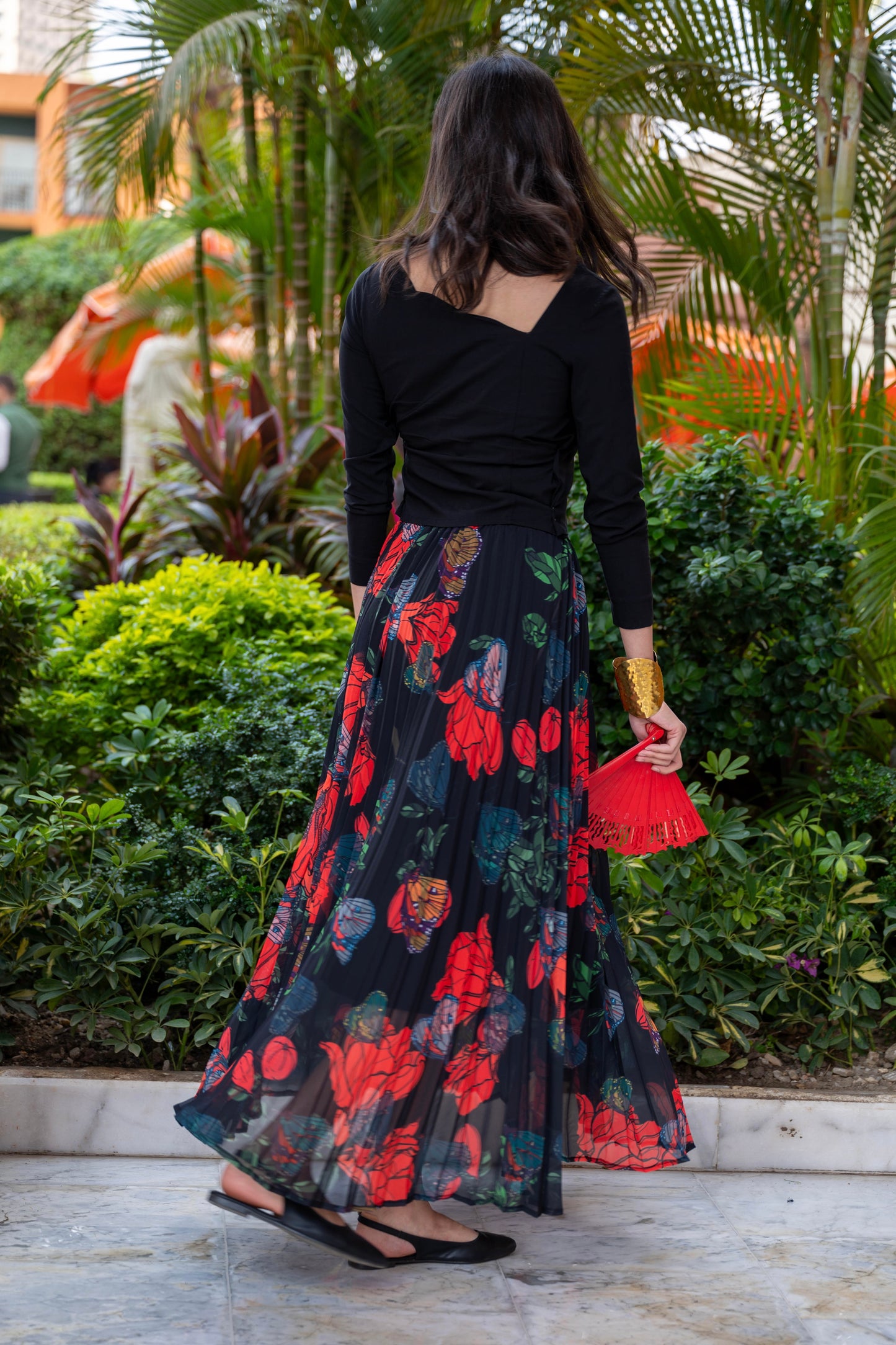 Flower Bomb Maxi Skirt