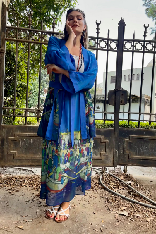 The Eternal Nile Chiffon Skirt