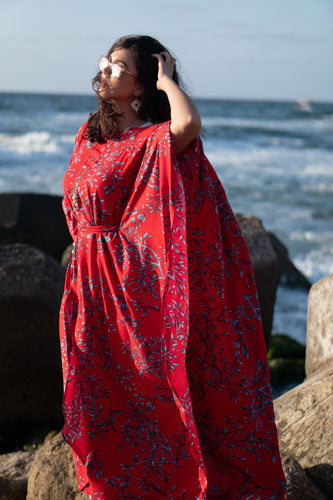 Persian Red Resort Dress