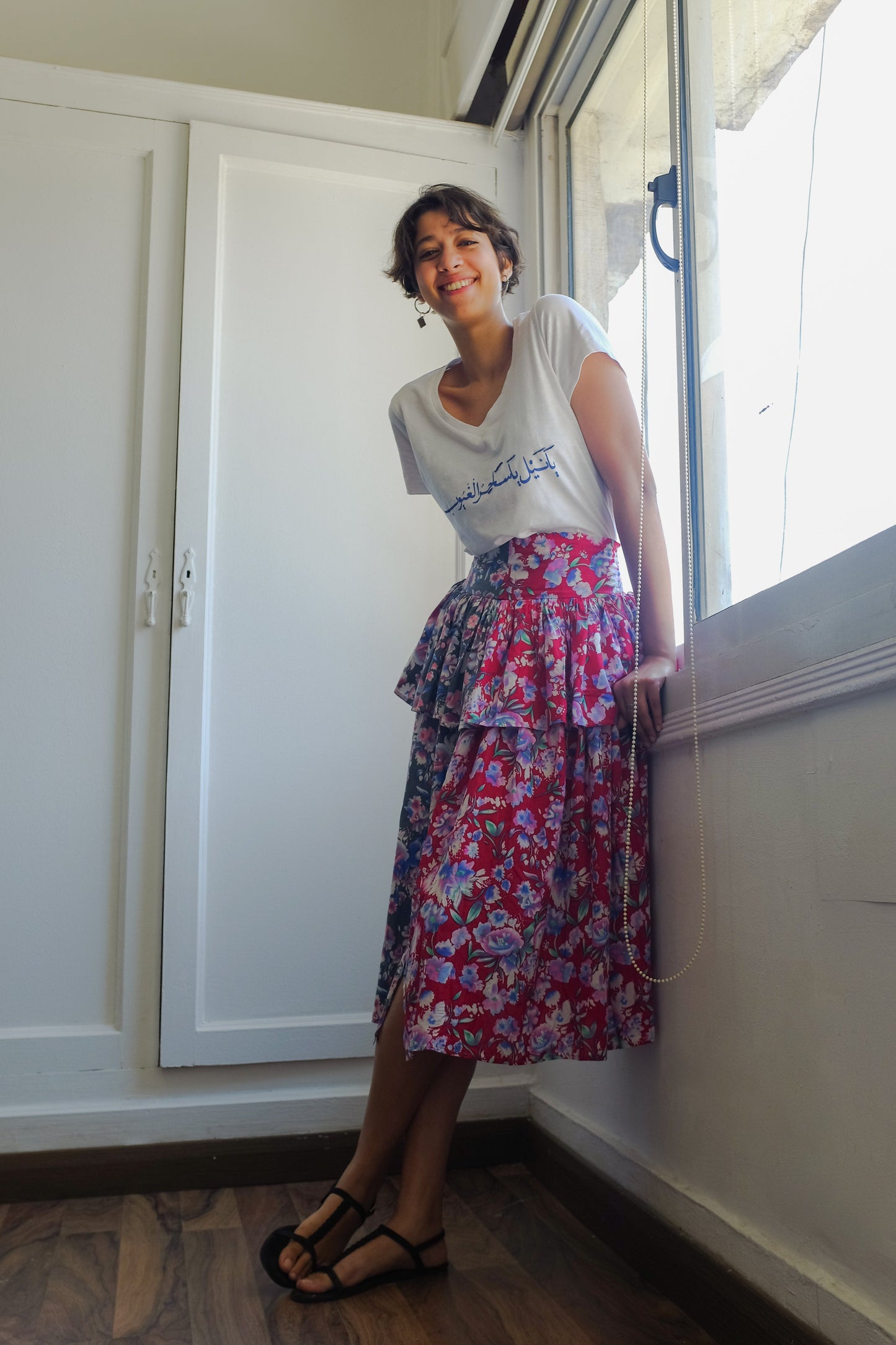 Floral Layered Skirt