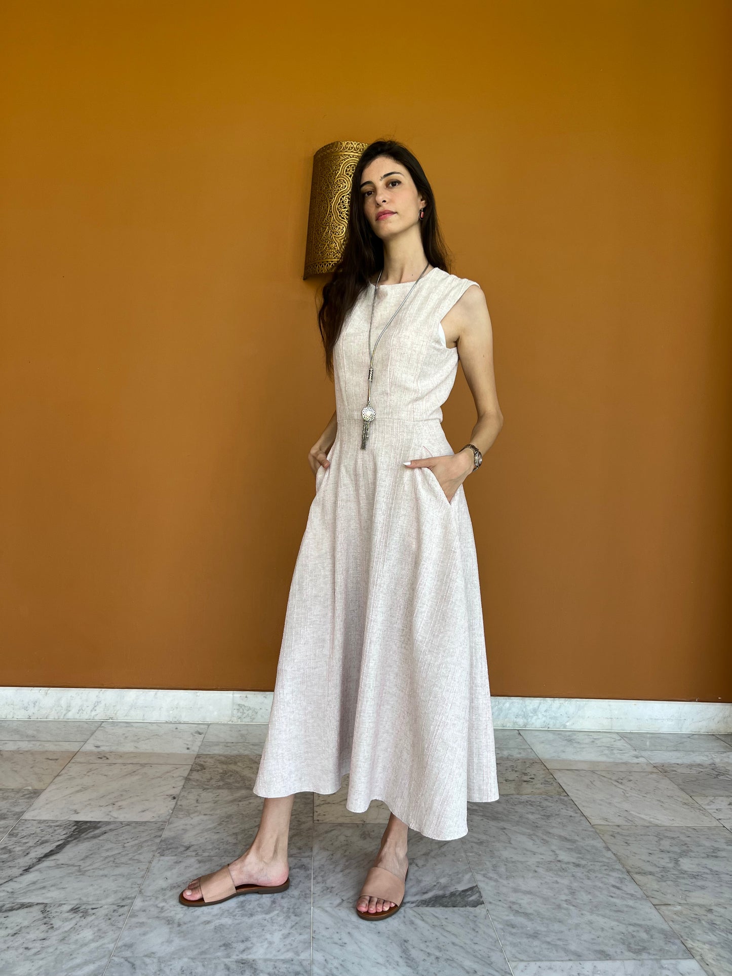 Aurora Linen Dress