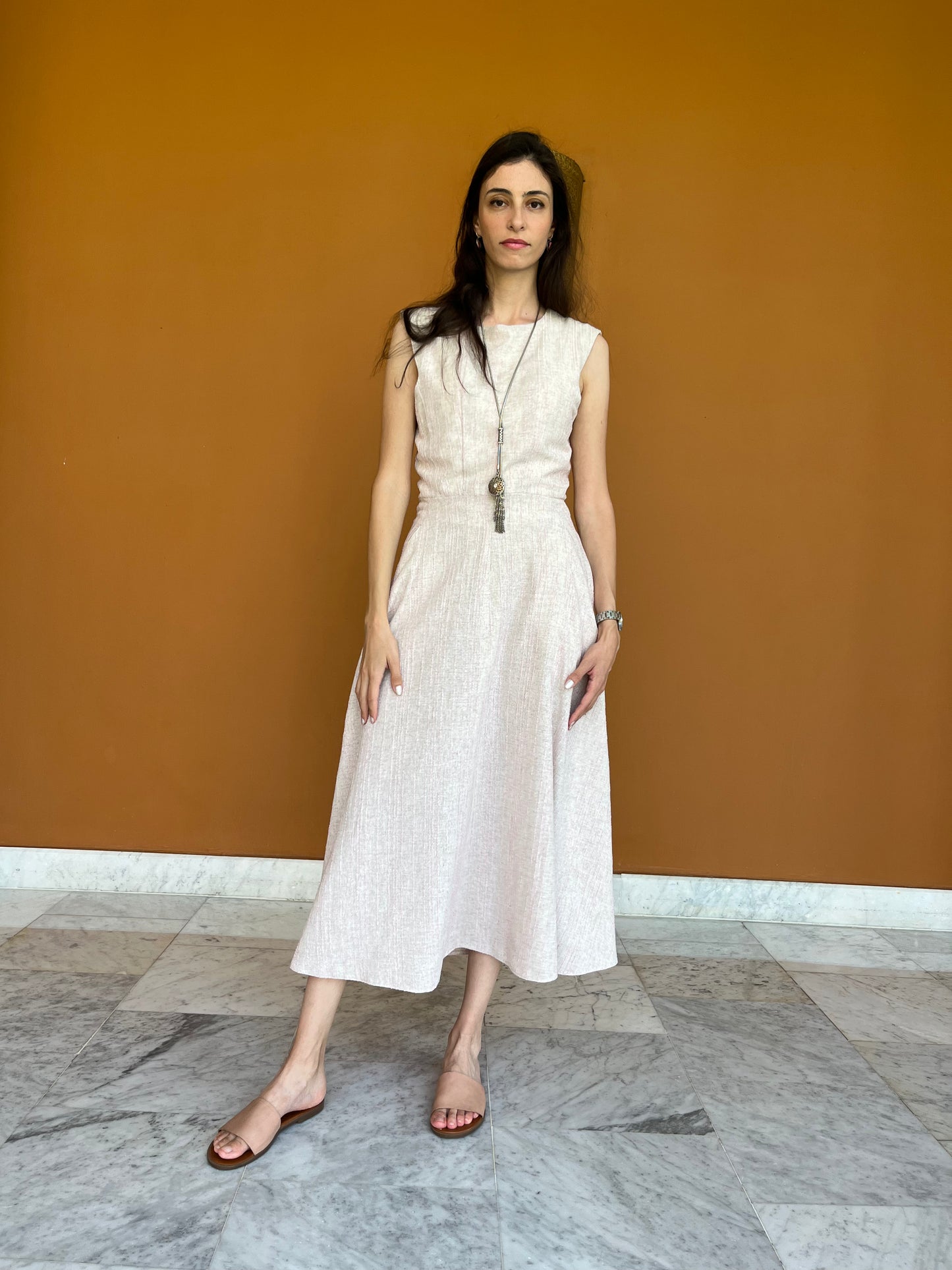 Aurora Linen Dress
