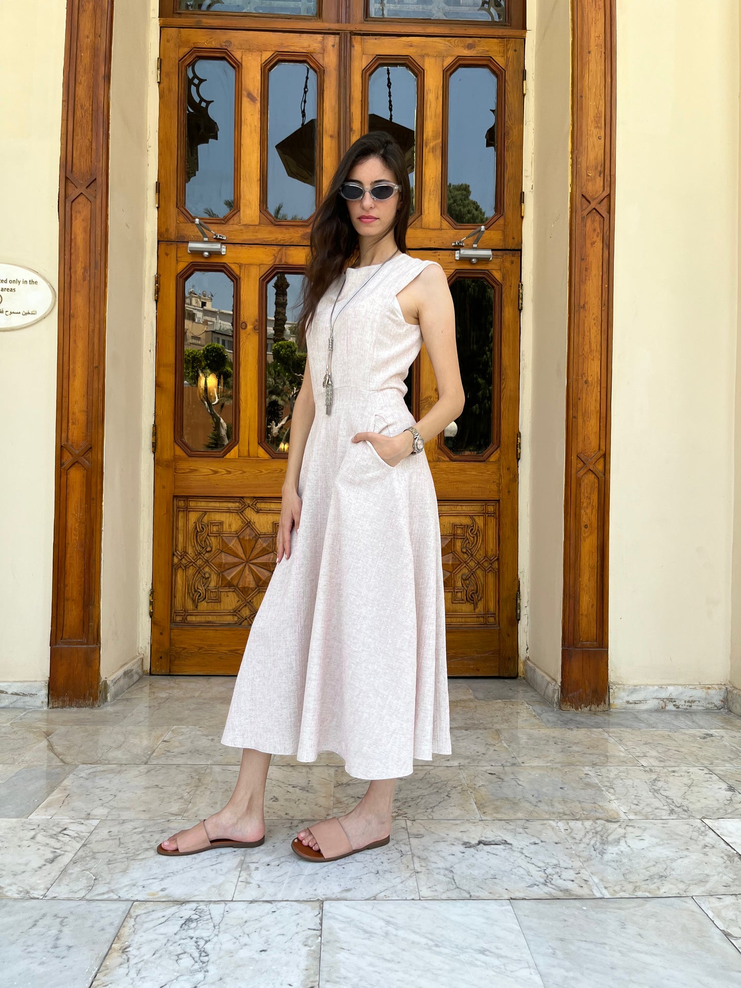 Aurora Linen Dress