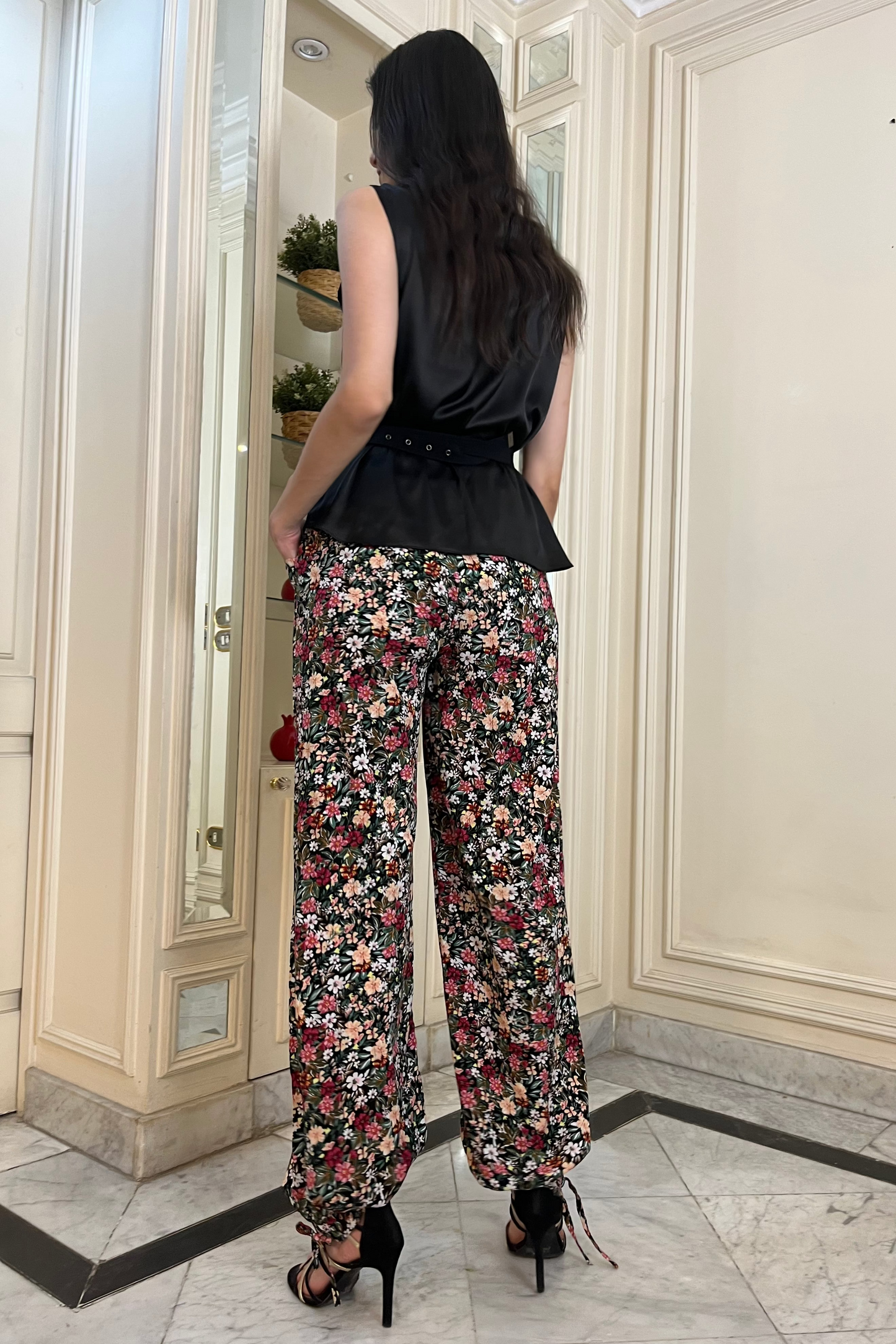 Floral Garden Cuff Pants