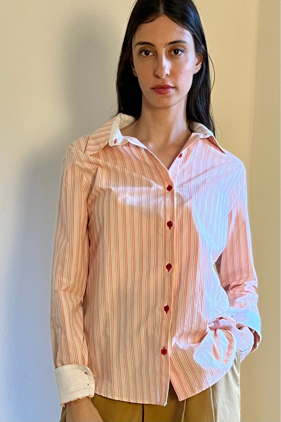 Creamy Peach Shirt