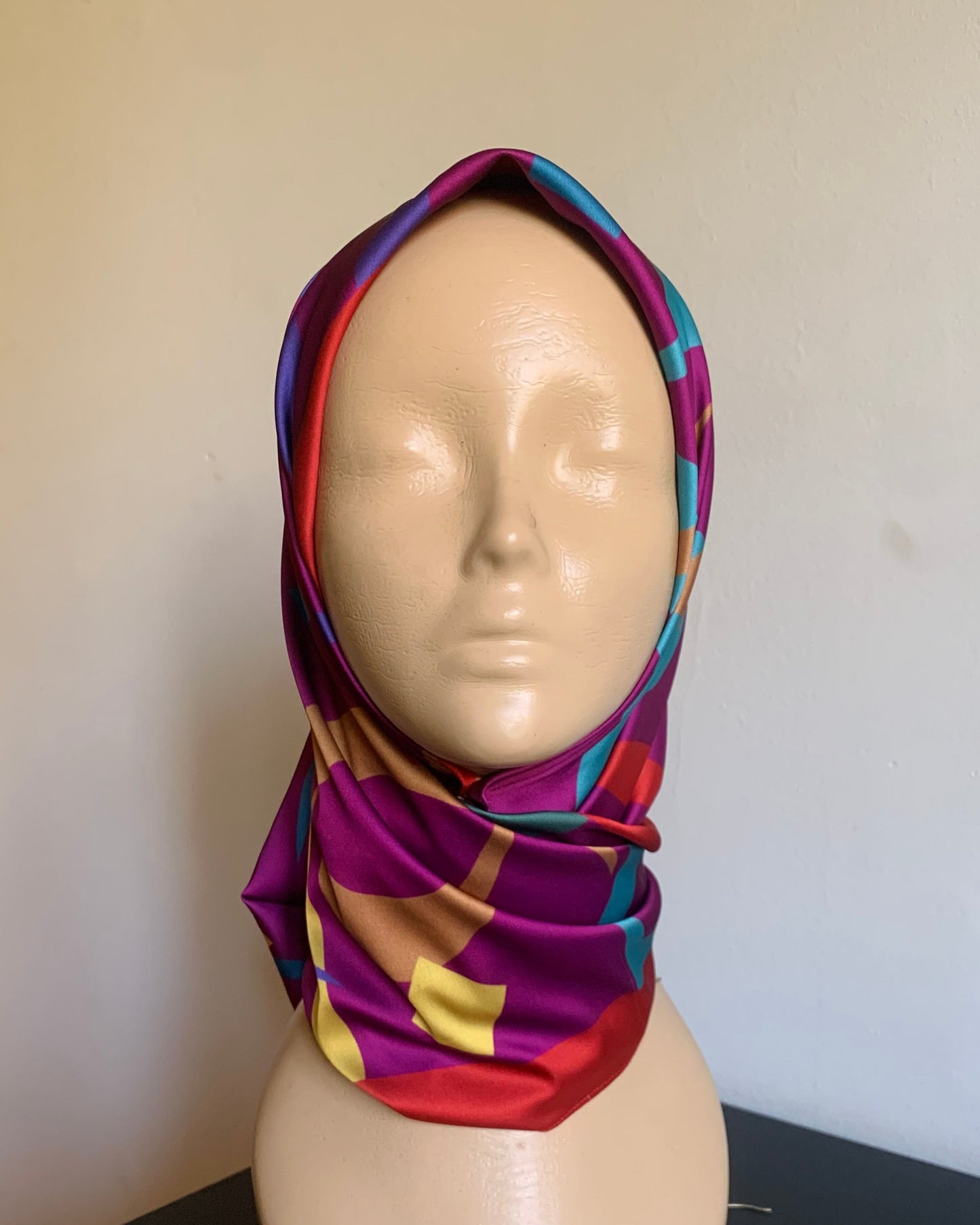 Calligraphy Scarf In purple