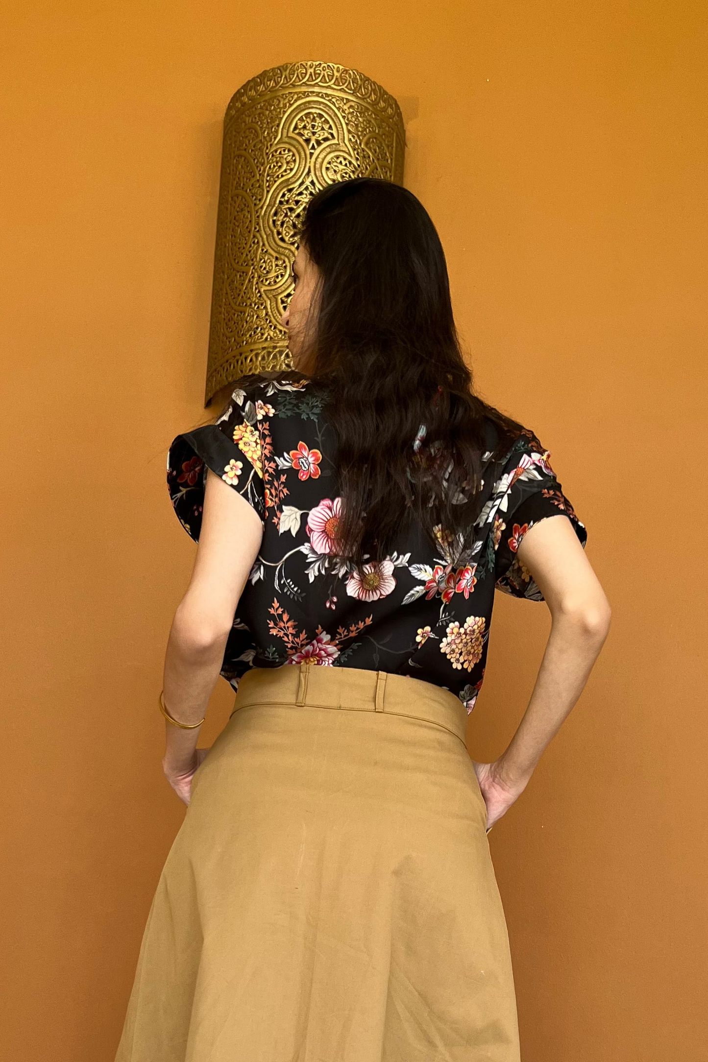 Retro Floral Top