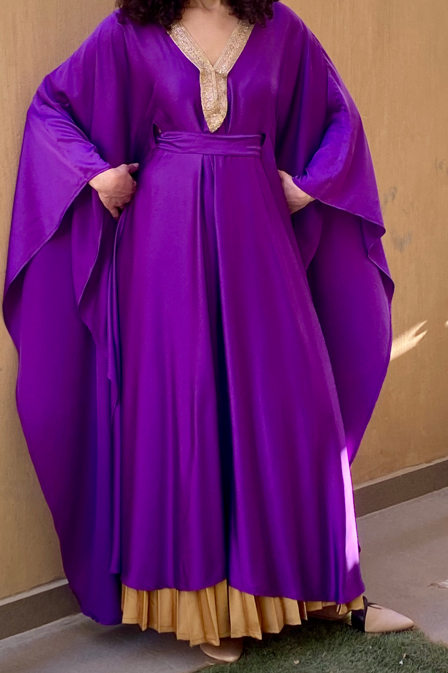 Arabian kaftan in purple