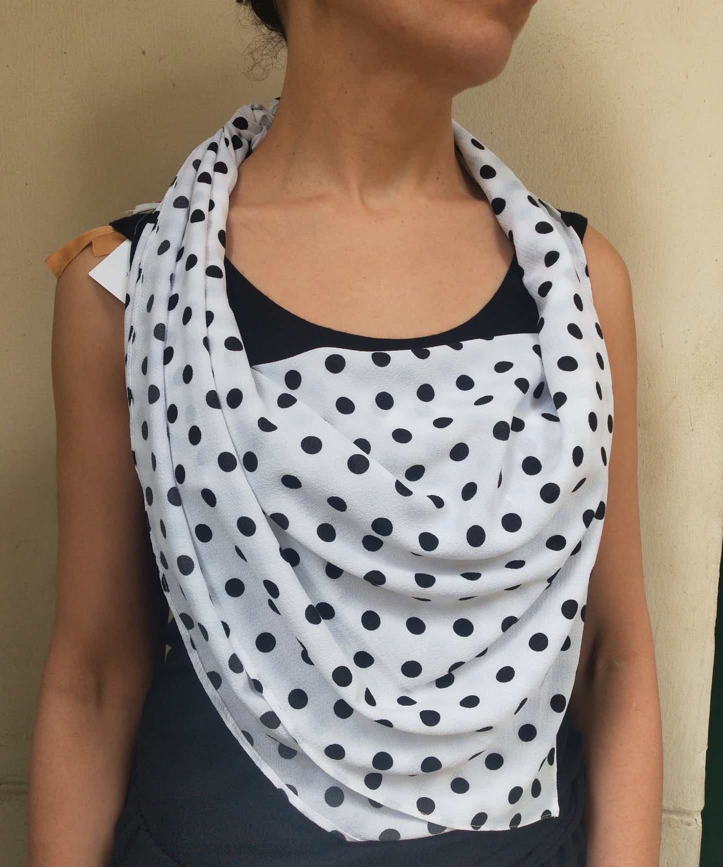 Polka dots scarf