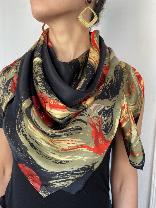 Constellation Pure Silk scarf