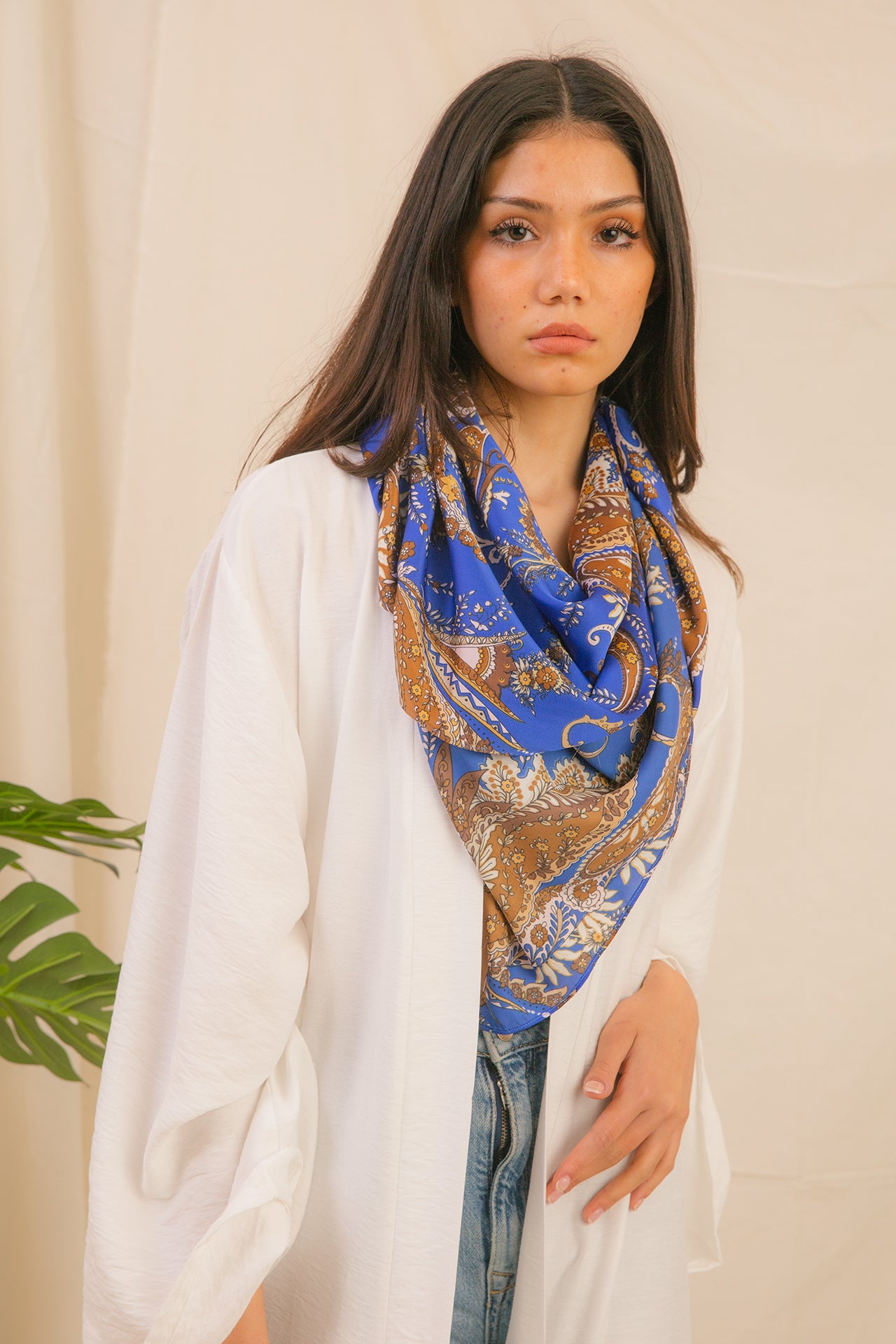 Square Satin Scarf